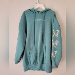 women oversized butterfly hoodie size S